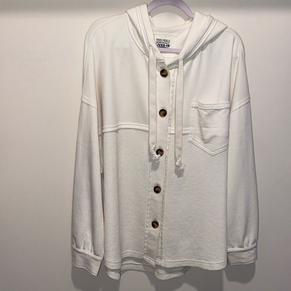 AE Big Hug Hooded Shacket